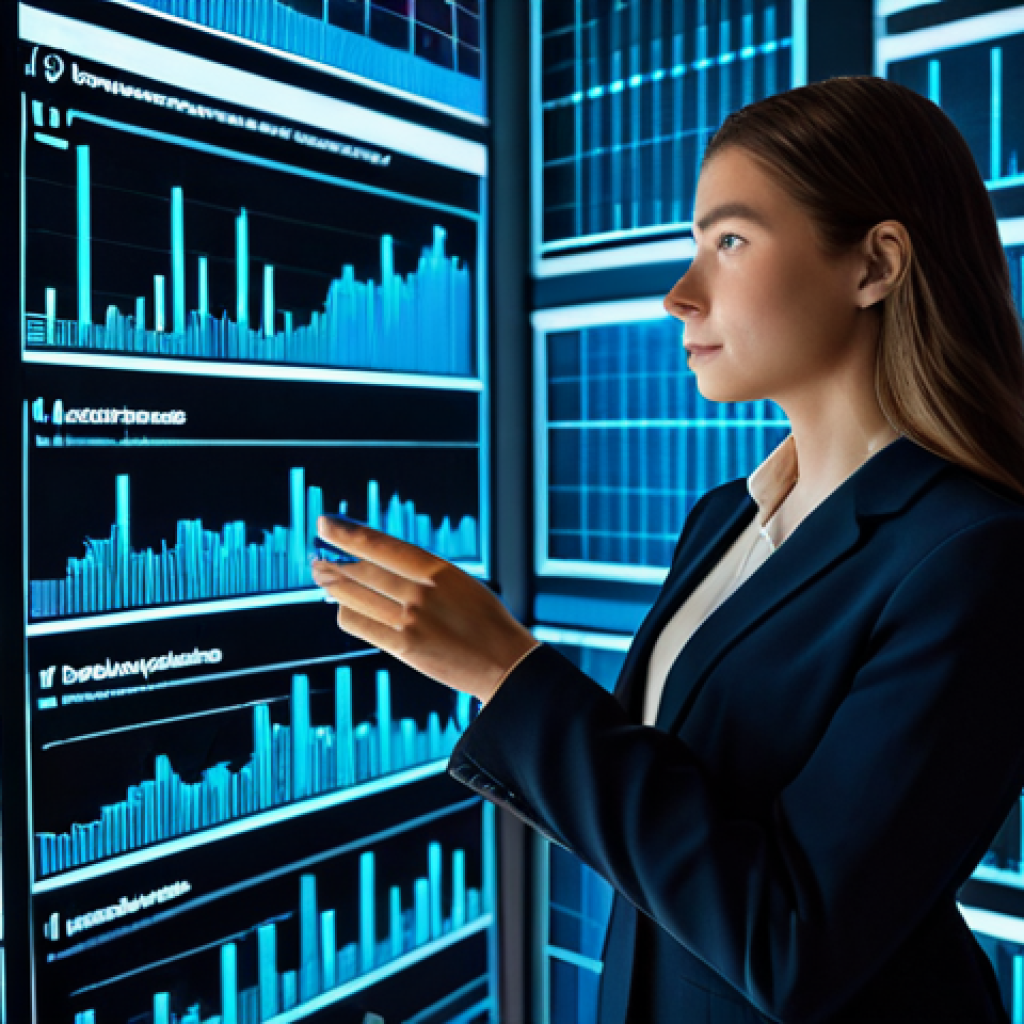 A professional data scientist, fully clothed in a modest business suit, stands in a sophisticated, dimly lit data center. She is surrounded by holographic displays showing complex algorithms, charts, and graphs representing olfactory data and customer behavior analytics. Subtle, digital scent waves emanate from abstract diffusers in the foreground, symbolizing the integration of AI and aromamarketing. The scene is futuristic and clean, with a focus on technological innovation and data-driven insights. safe for work, appropriate content, fully clothed, perfect anatomy, correct proportions, natural pose, well-formed hands, proper finger count, natural body proportions, professional photography, high quality, professional.
