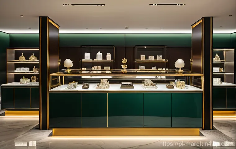 향기 마케팅을 활용한 크로스 프로모션 - **Prompt 1: "The Silent Ambassador of Luxury"**
    "A sophisticated and elegant jewelry boutique in...