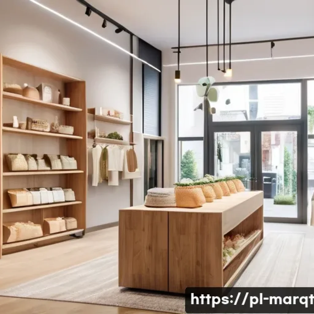향기 마케팅의 실행 비용 분석 - A modern commercial interior of a small boutique store in Poland, featuring a compact ultrasonic sce...