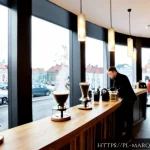 Home 22 향기 마케팅의 국제적 성공 사례 - Photorealistic luxury coffee boutique in central Warsaw, Poland, an elegant scent-marketing installa...